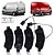 PASTILHA FREIO TRASEIRO TRASEIRA CITROEN JUMPER 01/09 DUCATO 01/09 BOXER 02/10 01 02 03 04 05 06 07 08 09 10 11 12 ECO1325 - Imagem 2
