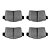 PASTILHA FREIO TRASEIRA EDGE 3.5L V6 SYL3249 - Imagem 3