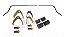 KIT ESTABILIZADOR FUSCA 1200/1300 KC40054/81146 - Imagem 1
