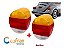 LENTE LANTERNA TRASEIRO FUSCA FAFA TRICOLOR D/E JCV100812 - Imagem 1