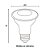 Lâmpada LED PAR20 E27 8W 650Lm 127V/220V - 6.500K | BLUMENAU - Imagem 2
