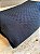 Manta de Tricot Quadriculada Preta 75x230cm para Sofá e Cama - Imagem 2