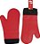 Luva Térmica De Silicone Manga Longa Com Forro Vermelha Mor - Imagem 4