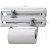 Porta Rolos Maxroll  3 Suportes Papel Toalha Pvc e Alumínio - Imagem 5