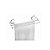 Toalheiro Duplo com Adesivo 45cm Cromado - Future - Imagem 2