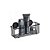 Suporte para Shampoo com Adesivo Preto Fosco 28,5cm Future - Imagem 1