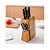 Porta Facas em Bambu Natural Suporte para Facas - Imagem 5