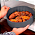 Forma para Air Fryer de Silicone Redonda Vermelha ou Cinza - Imagem 7