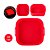 Forma Quadrada de Silicone Fritadeira Vermelho Clink - Imagem 4