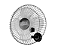 Ventilador Venti-Delta parede oscilante bivolt 50CM - Imagem 1