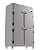 Refrigerador Kofisa comercial 4 portas INOX - Imagem 1