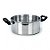 Panela Cacarola Grande Aluminio C Tampa de Vidro Polido N24 4,5L - Imagem 3