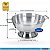 Escorredor Hotel Aluminio 50 Cm 21 L Grande Industrial Arroz - Imagem 2