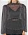 BLUSA COLCCI LUREX  - PRETA PRATA - Imagem 11