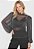 BLUSA COLCCI LUREX  - PRETA PRATA - Imagem 1