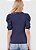 BLUSA COLCCI MANGAS BUFANTES -  AZUL MARINHO - Imagem 3