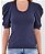 BLUSA COLCCI MANGAS BUFANTES -  AZUL MARINHO - Imagem 13
