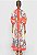 VESTIDO COLCCI MIDI BANANA - LARANJA /OFF-WHIT - Imagem 3