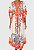 VESTIDO COLCCI MIDI BANANA - LARANJA /OFF-WHIT - Imagem 6