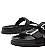 RASTEIRA AREZZO TECIDO FLATFORM TRATORADA - PRETA - Imagem 4