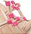 SANDALIA AREZZO SALTO ALTO NOBUCK - ROSA - Imagem 17