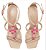 SANDALIA AREZZO SALTO ALTO NOBUCK - ROSA - Imagem 1