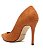 SCARPIN AREZZO SALTO ALTO NOBUCK - MARROM - Imagem 22