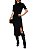 VESTIDO COLCCI CANELADO - PRETO - Imagem 1