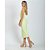 VESTIDO COLCCI CANELADO - VERDE SURFACE - Imagem 1