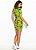 VESTIDO CURTO COLCCI DE MALHA CANELADA - ESTAMPADO VERDE - Imagem 13