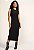 VESTIDO COLCCI CANELADO - PRETO - Imagem 1