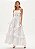 VESTIDO AMARANTE SUPER MIDI COM BABADO - BRANCO - Imagem 4