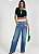 BLUSA COLCCI GOLA POLO CROPPED CANELADA - PRETO - Imagem 7