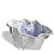 BOLSA SANTA LOLLA  BUCKET MOTORCYCLE - BRANCO - Imagem 3