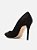 SCARPIN AREZZO SALTO ALTO NOBUCK - PRETO - Imagem 9