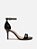SANDALIA AREZZO SALTO ALTO  ISABELLI - PRETO - Imagem 2