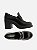 MOCASSIM AREZZO SALTO ALTO BLOCO LIVIA - PRETO - Imagem 1
