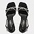 SANDALIA CONSTANCE TIRAS STRASS - PRETO - Imagem 1
