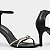 SANDALIA CONSTANCE TIRAS STRASS - PRETO - Imagem 12