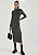 VESTIDO COLCCI METALIZADO - PRETO PRATA - Imagem 1