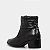 BOTA CONSTANCE ANKLE BOOT COURO - PRETO - Imagem 9