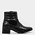 BOTA CONSTANCE ANKLE BOOT COURO - PRETO - Imagem 3