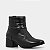 BOTA CONSTANCE ANKLE BOOT COURO - PRETO - Imagem 1