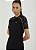 VESTIDO COLCCI CANELADO DETALHE ESTAMPADO - PRETO - Imagem 3