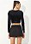 BLUSA COLCCI VELUDO COM BRILHO - PRETO/PRATA - Imagem 6
