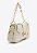 BOLSA SCHUTZ TIRACOLO PEQUENA ROXIE COURO CROCO BRANCA - Imagem 7