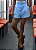 SHORT COLCCI LINHO -  AZUL - Imagem 1