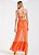 VESTIDO FORUM LONGO OUT COM TRANSPARENCIA - LARANJA SURYA - Imagem 5