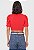 BLUSA COLCCI CROPPED TORÇÃO VERMELHO IFE - Imagem 1