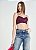 TOP COLCCI COM ZÍPER PAETÊ - ROSA DARK - Imagem 1